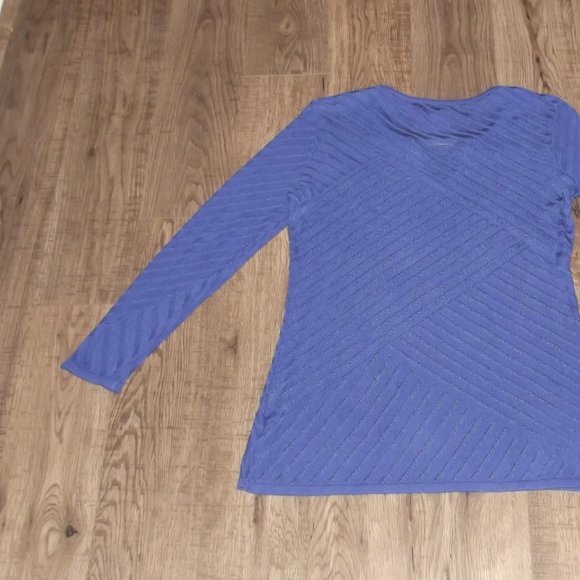 Dana Buchman- Soft Blue Sweater - S - Picture 5 of 9